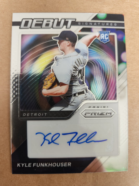 2021 Panini Prizm Baseball Kyle Funkhouser Rookie Auto Tigers Detroit DS-KF