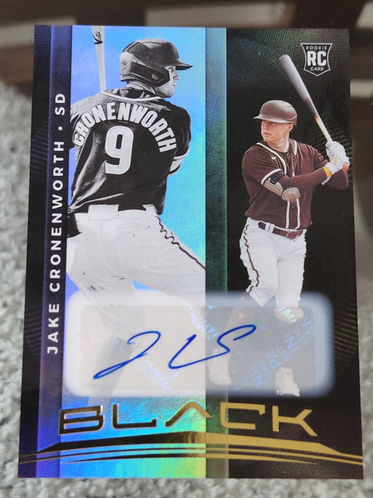 Panini Black Jake Cronenworth auto Autographs Blue Ink No.16 rookie card