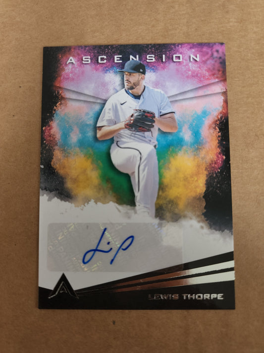 2021 Panini Ascension Lewis Thorpe AUTO #AA-LT Minnesota Twins