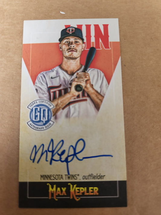 2021 Topps Gypsy Queen Max Kepler Captains Mini Autograph Auto #/50 Twins