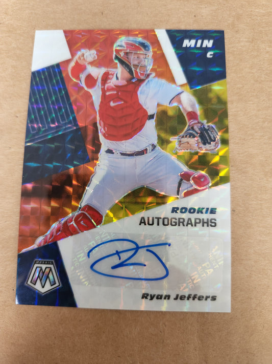 Panini Mosaic Ryan Jeffers Rookie Autograph No.RAM-RJ