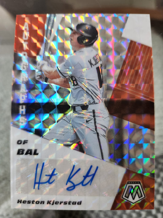 2021 Panini Mosaic FOTL Auto Mosaic Heston Kjerstad #AM-HK Baltimore