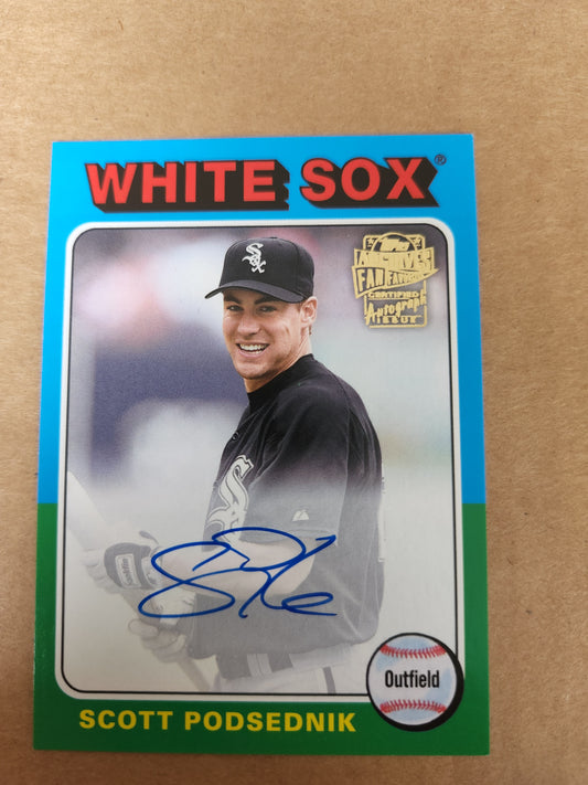 Topps Archive Scott Podsedunk Autograph Card FFA-SP