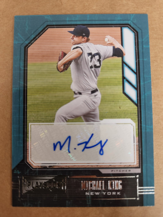 MICHAEL KING AUTO 2021 Panini Chronicles Baseball PLAYBOOK PA MK NY Yankees