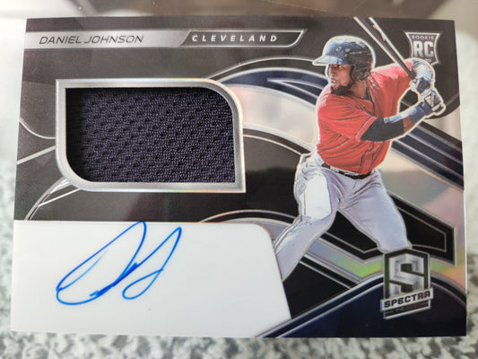 Panini Spectra Daniel Johnson auto Autographs Blue Ink No.156 rookie card 110/199