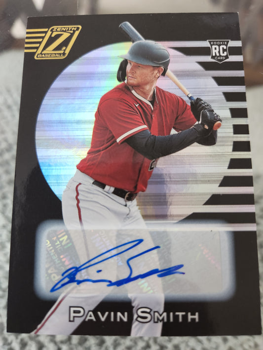 2021 Panini Chronicles ZENITH   Pavin Smith Auto RC #15 Diamondbacks