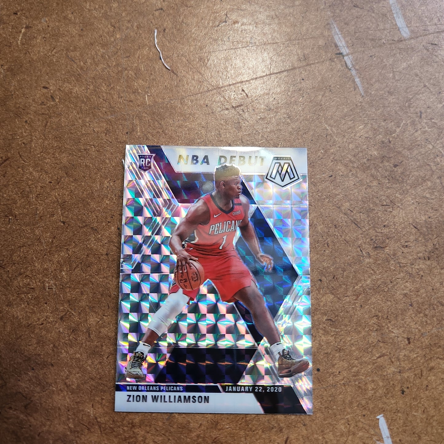 Panini NBA Debut Mosaic Zion Williamson RC Prizm #269