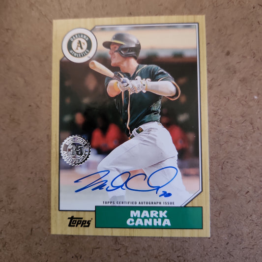 Topps  35th Anniversary Mark Cabha Auto #87BA-MC