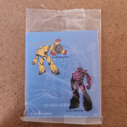 Buzzlight year villian cerial box card