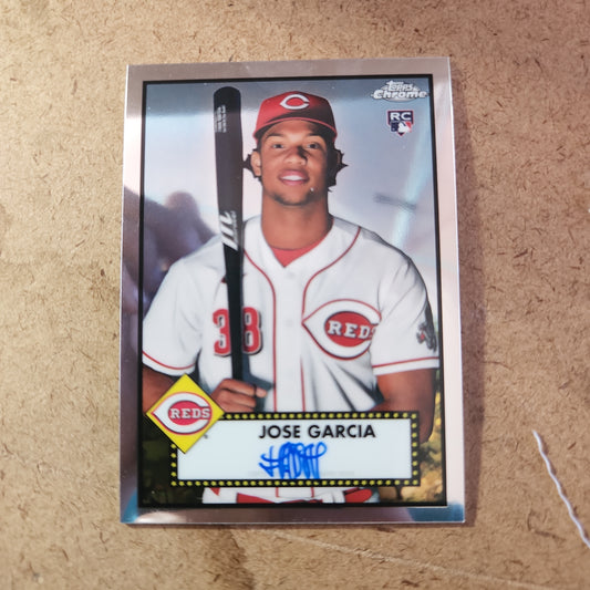 Topps Chrome RC Jose Garcia Auto #PA-JGC