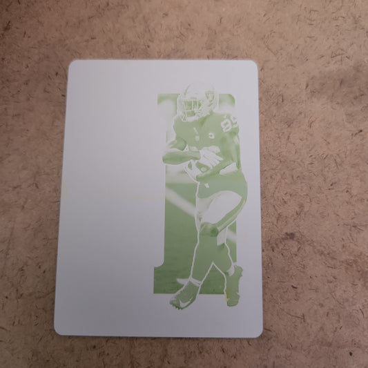 Panini Season Ticket Contenders Optic 2021 Josh Jacobs Printing Plate 1/1 #42