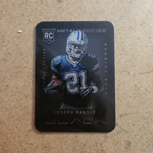 Panini Metal Rookies Black Joesph Randle RC #15