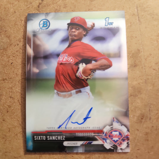Topps B Chrome 1st Sixto Sanchez Auto #CPA-SS