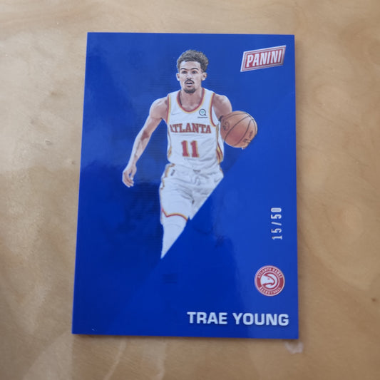 Panini Trae Young Blue 15/50 #11