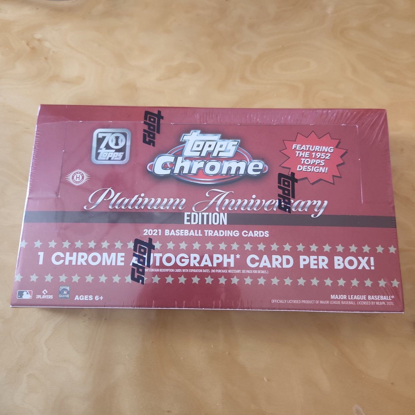 Sealed Box Of Topps Chrome Platinum 70th Anniversary Hobby Box