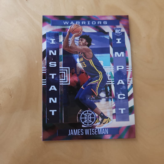 Panini Illusions Instant Impact RC James Wiseman #19