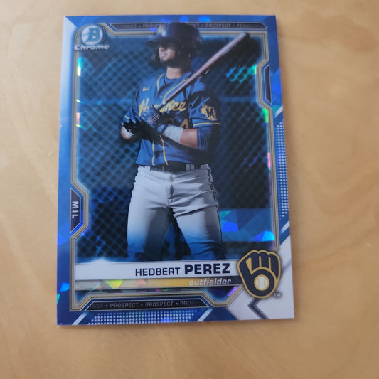 Topps B Chrome Refractor Hedbert Perez #BCP-203