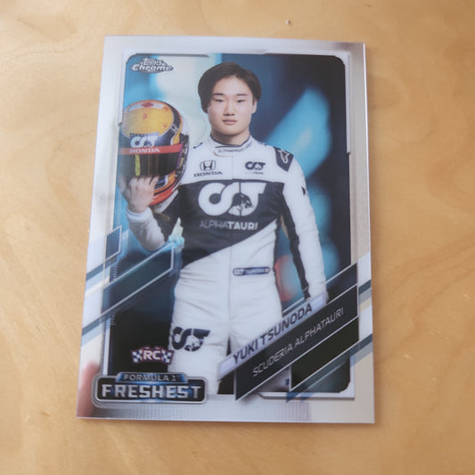 Topps Chrome Formula 1 Fresheet RC Yuki Tsunoda #173