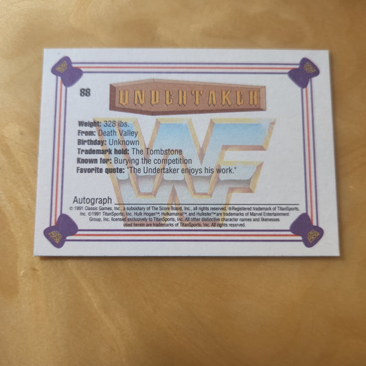 Classic WWF Undertaker #88