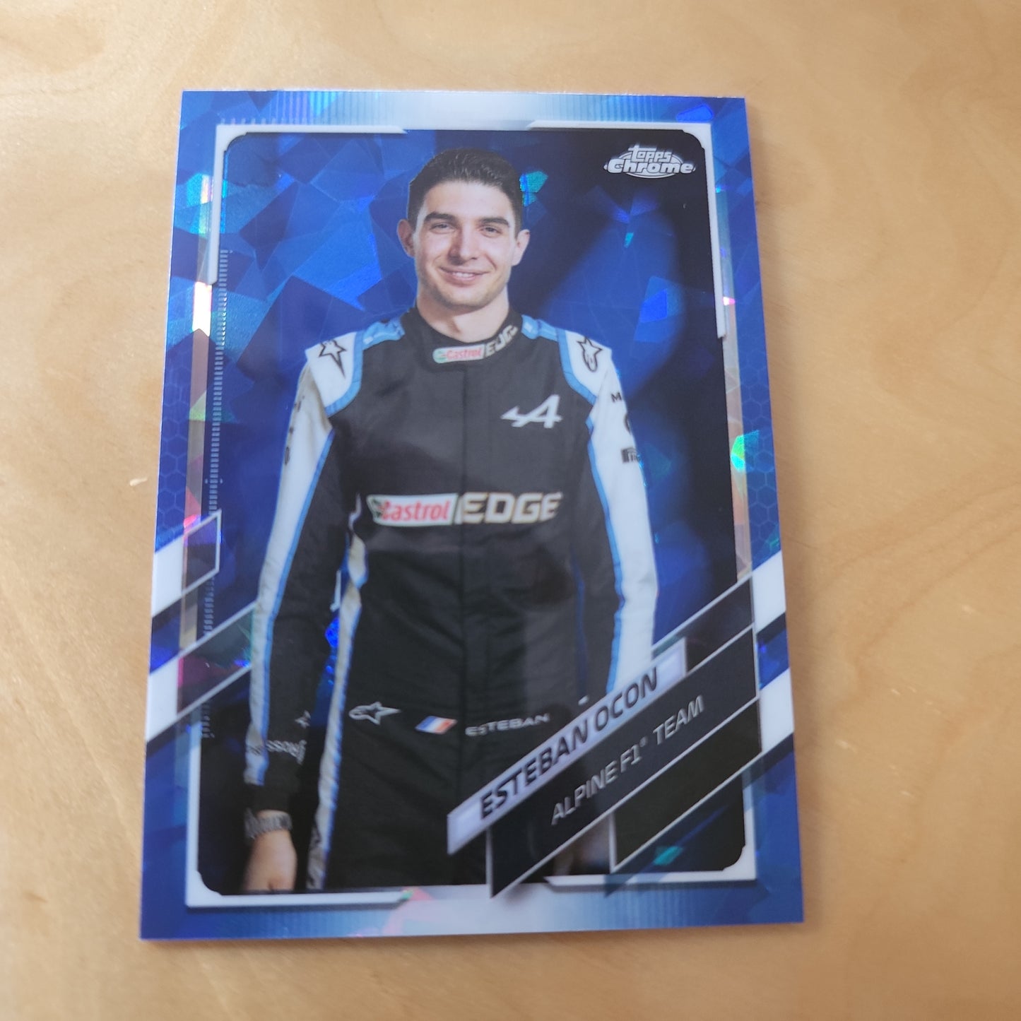 Topps Chrome Esteban Ocon Refactor #10