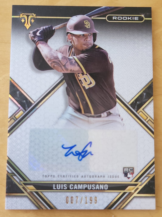 Topps Luis Campusano Rookie AUTO #RAC-LC 007/199