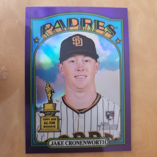 Topps Heritage 2020 All-Star Rookie RC Jake Croneworth #641