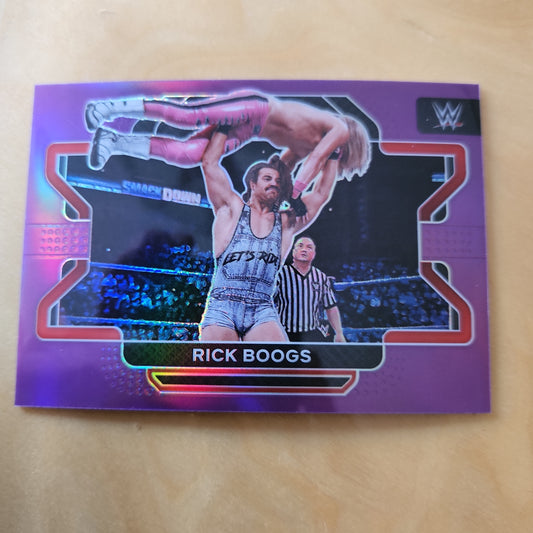 Panini Prizm Purple Parallel WWE Smash Down Rick Boogs 101/149 #10