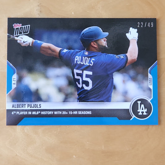 Topps NOW Albert Pujols #689 22/49