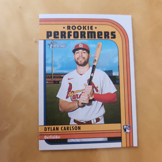 Topps Heritage Rookie Performers Dylan Carldon RC #RP-7