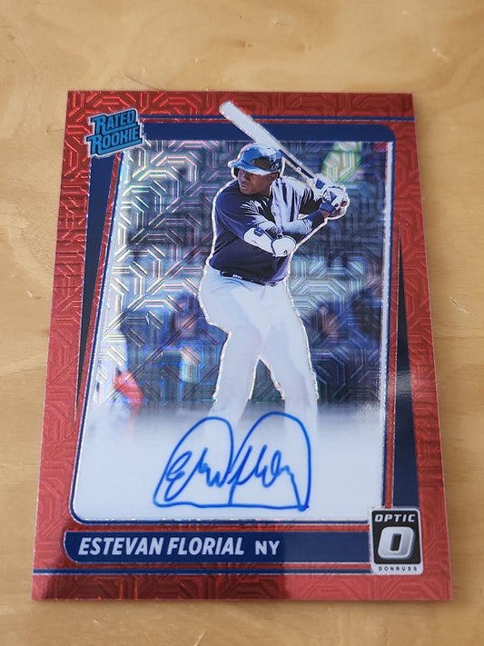 2021 Panini Estevan Florial AUTO Rated Rookie Red Pandora 32/99 #RRS-EF