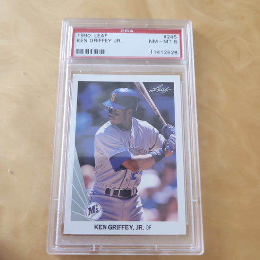 Leaf M's Ken Griffey JR. PSA Grade 8 #245