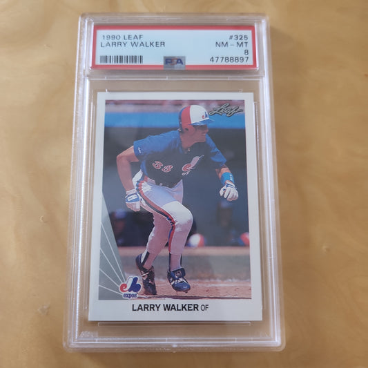 Leaf Expos Larry Walker PSA Grade 8 #325