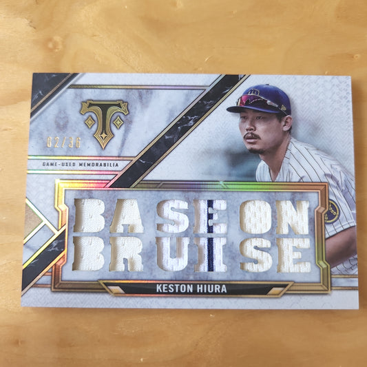 2021Topps Triple Threads  Keston Hiura Relic 2/36 #TTR-KH2