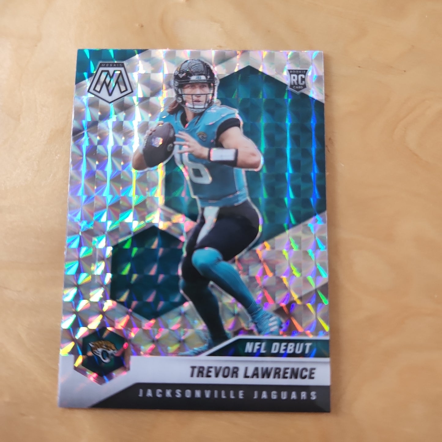 Panini Mosaic Prizm Fractor RC Trevor Lawerences #241