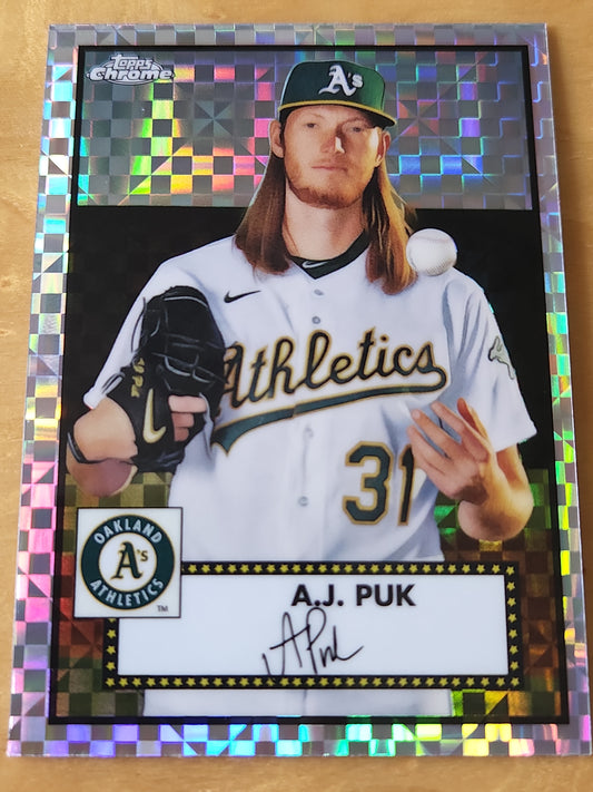 2021 Topps Chrome A.J. Punk Xfractor #418