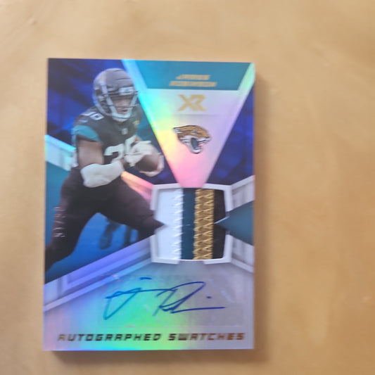 Panini XR Autosignature Swatches Auto Relic James Robinson 05/15 #AUS-JRO