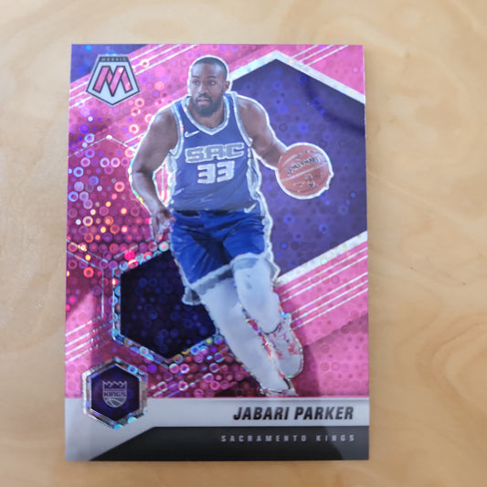 Panini Prizm Mosaic Pink Parallel Jabari Parker 19/20 #166