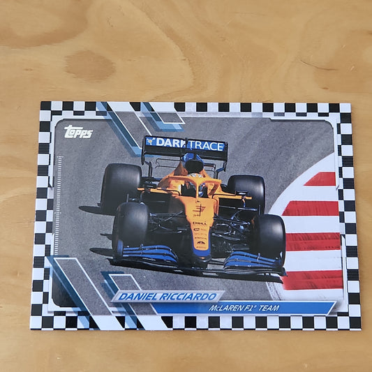 2021 Topps F1 Daniel Ricciardo #100 Checker Flag