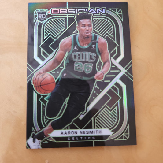 Panini Obsidian Green Parallel RC Aaron Nesmith 01/25 #178