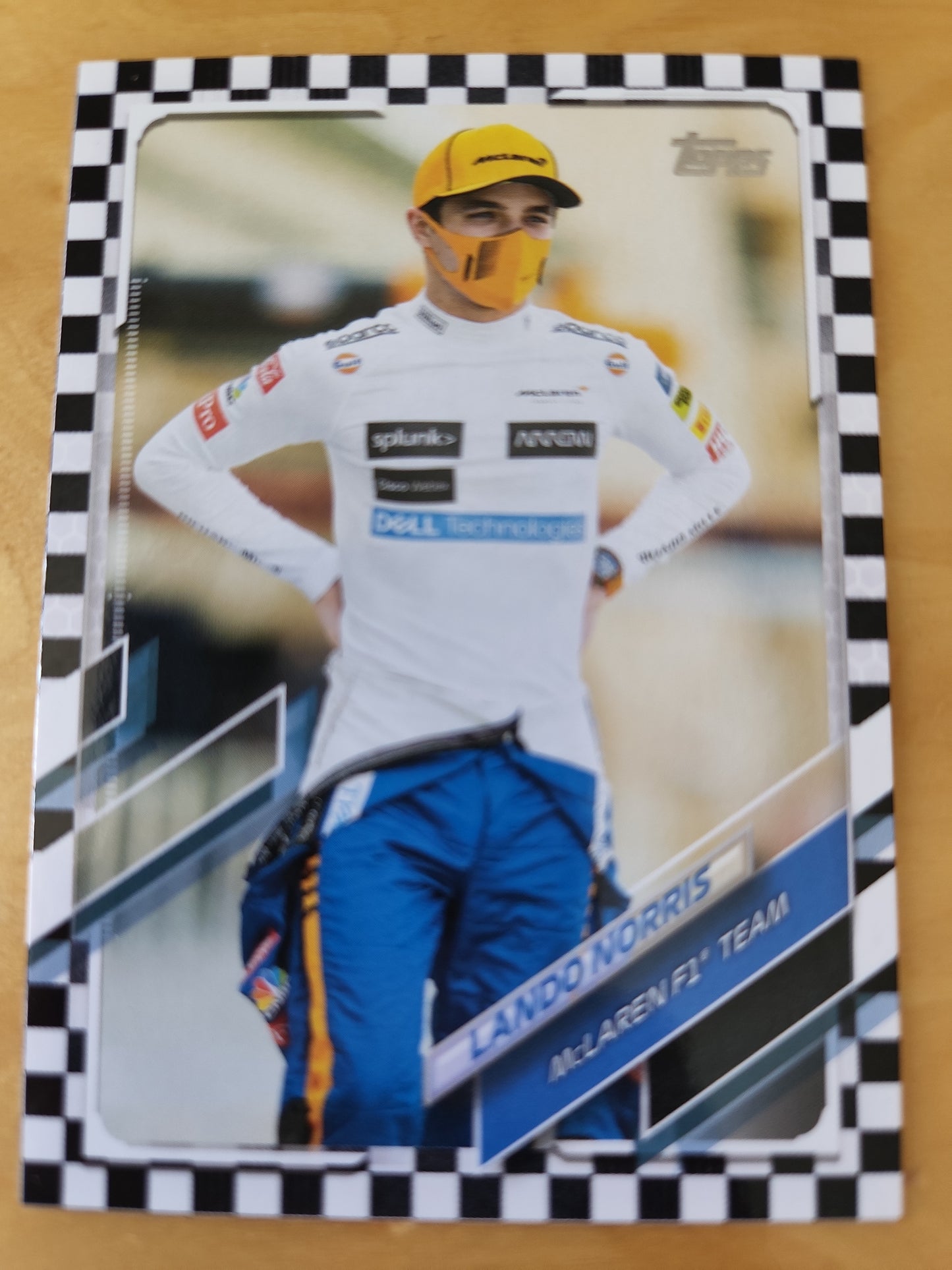 2021 Topps F1 Lando Norris  #52 Checker Flag