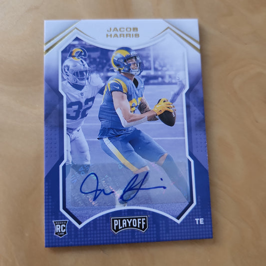 Panini Playoff Jacob Harris RC Auto #238