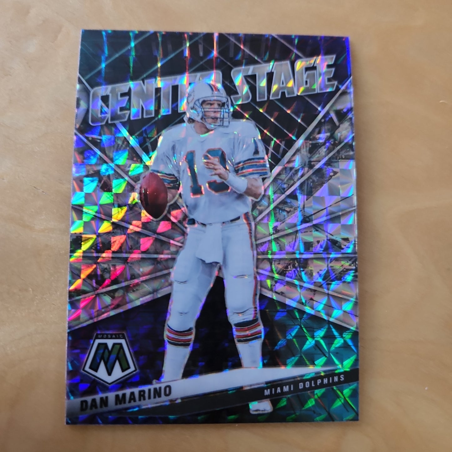 Panini Mosaic Prizm Center Stage Dan Marino #CS21