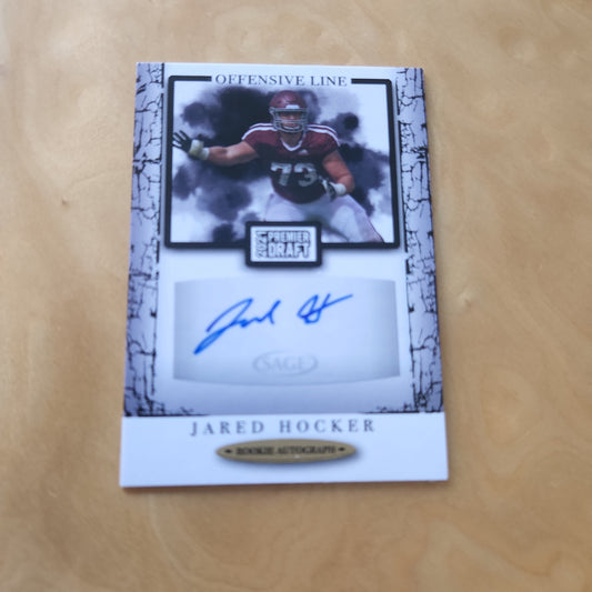 Sage Premir Draft 2021 O-Line Jared Hocker RC Auto #A178