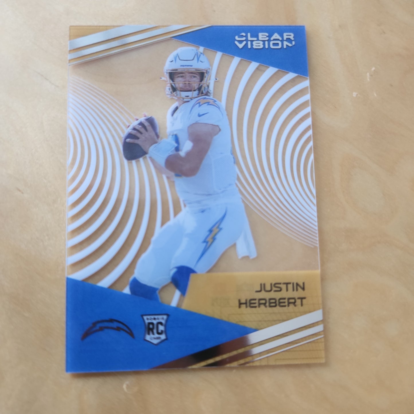 Panini Clear Vision Justin Herbert RC #CV-3