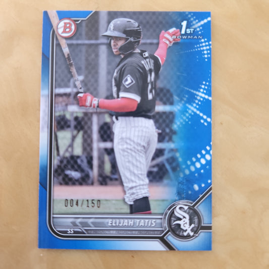 Topps Bowman 1st Blue Elijah Tatis 04/150 #BP-23