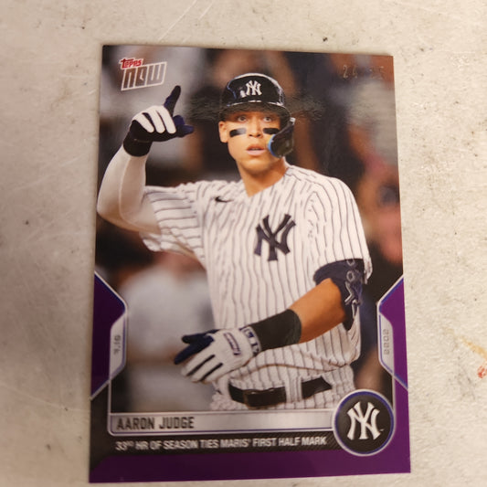 Topps Now Purple Aaron Judge 24/25 #546