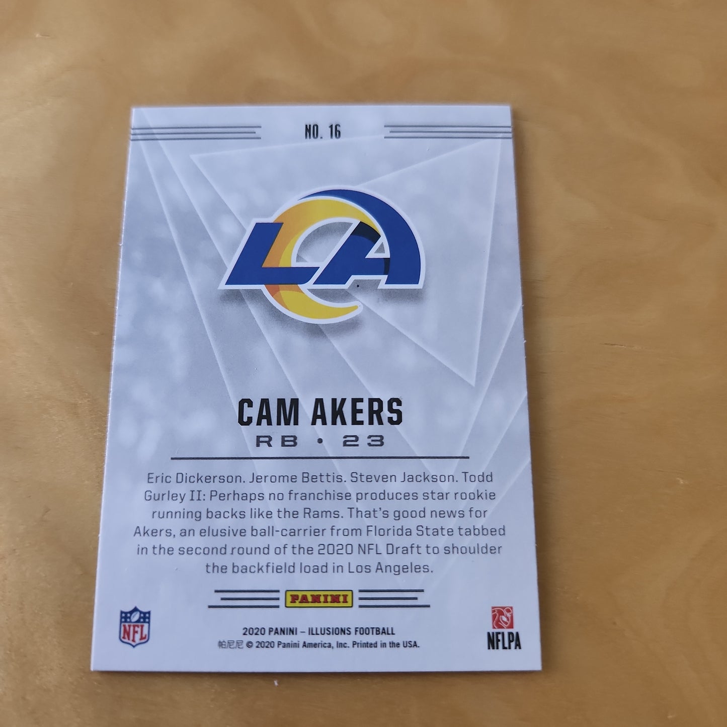 Paninu Illusions Cam Ankers RC #16