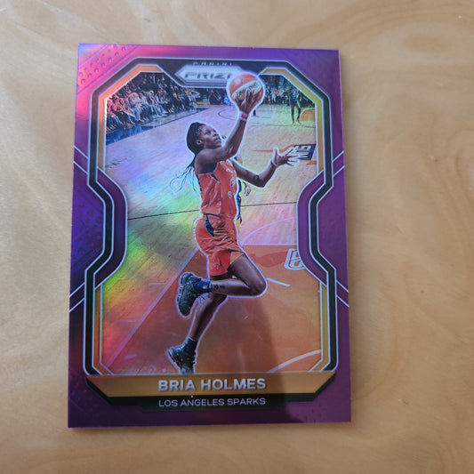 Panini Prizm Purple Bria Holmes 95/99#23