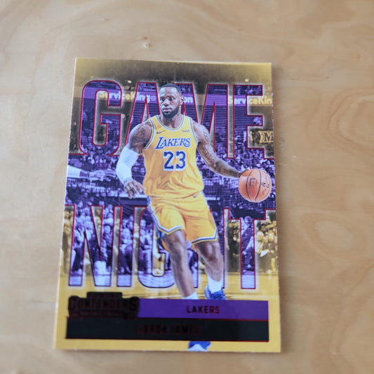 Panini Contenders Game Night LeBron James #5