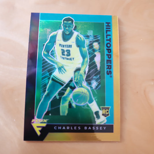 Panini Flux Prizm Gold Charles Bassey RC 04/10 #248